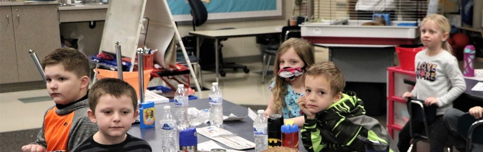 Students in a classroom