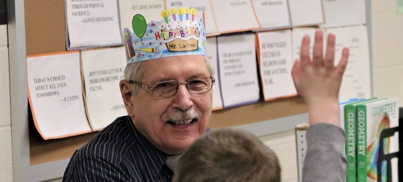 teacher celebrating a birthday