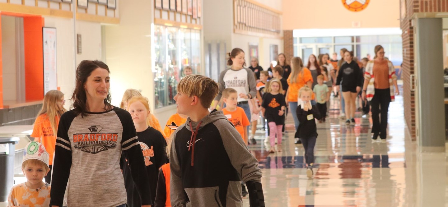 Students Walking